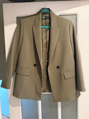 Zara Olive Green blazer size small